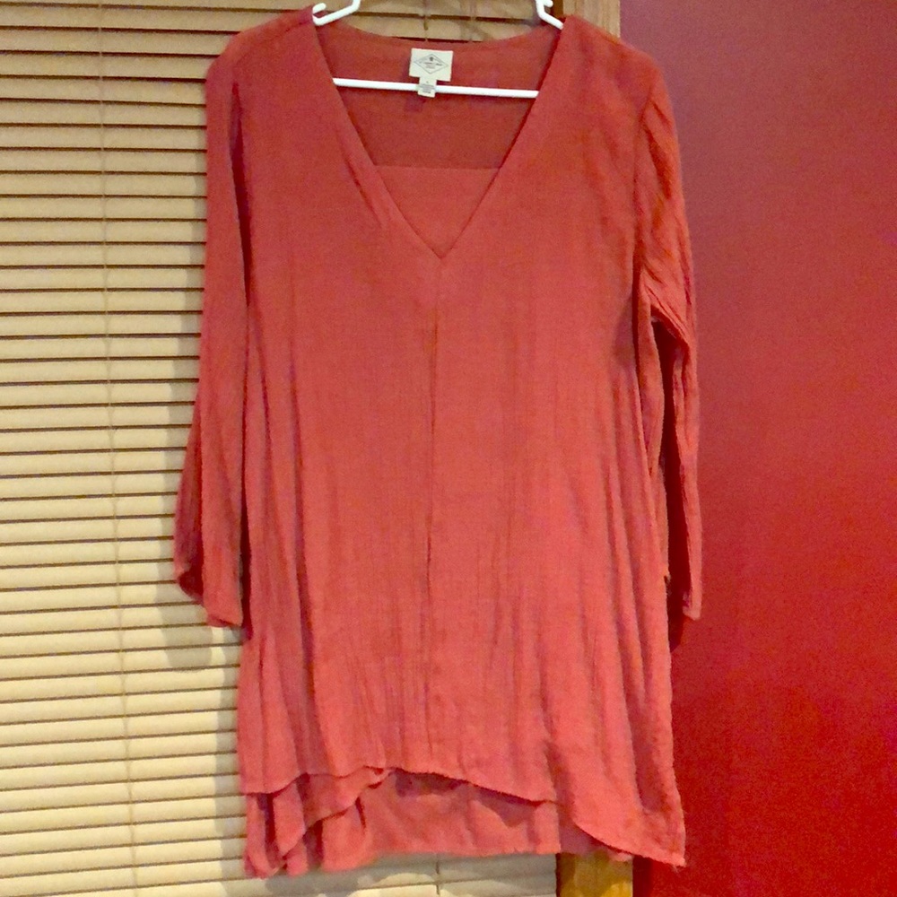 Burnt orange tunic